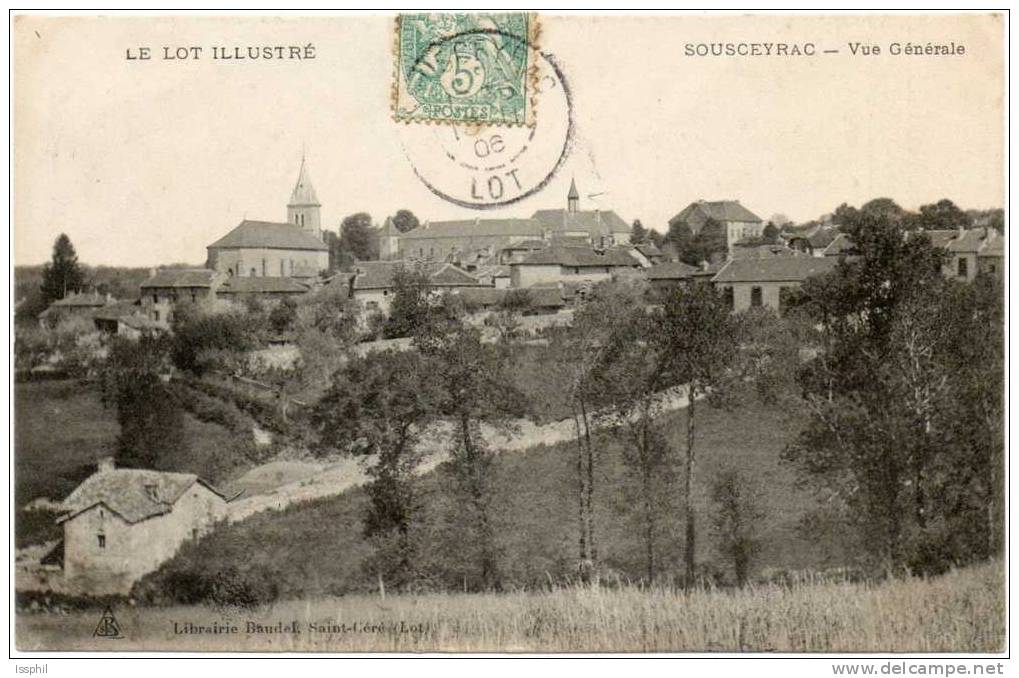 Le Lot Illustré - Sousceyrac - Vue Générale - Sousceyrac