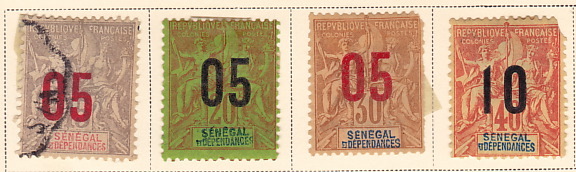 1912  Groupe Surchargés Yv 47-50  Neufs Et Oblitérés - Nuovi