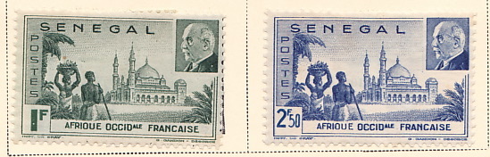 1941  Pétain Et Mosquée  Yv 177-8  * - Sonstige & Ohne Zuordnung