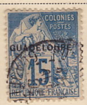 1891  Type Dubois  Surchargé «Guadeloupe»   Yv 19 Oblitéré - Used Stamps