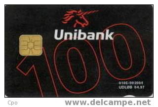 # DANMARK DANMONT-27 Unibank - Pension 100 Mac  5000ex Tres Bon Etat - Dinamarca