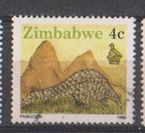 Zimbabwe Used 1990, Pangoun, Animal - Zimbabwe (1980-...)