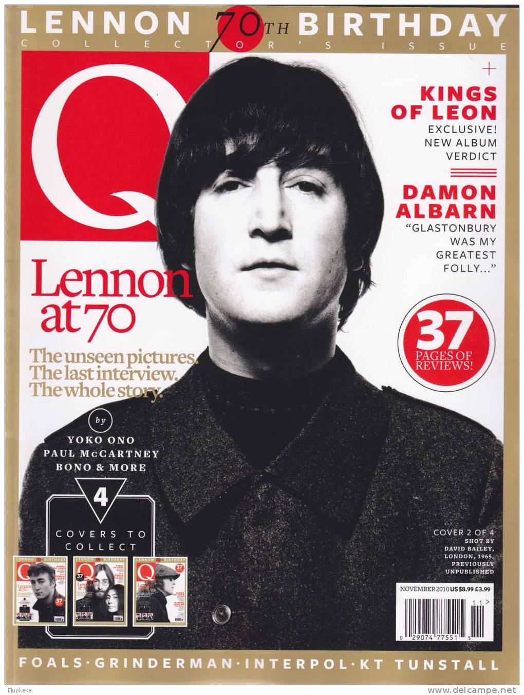 Q 292 November 2010 Lennon Beatles 70th Birthday Collector´s Issue - Unterhaltung