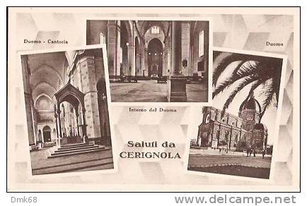 CERIGNOLA ( FOGGIA ) SALUTI - VEDUTINE - Cerignola