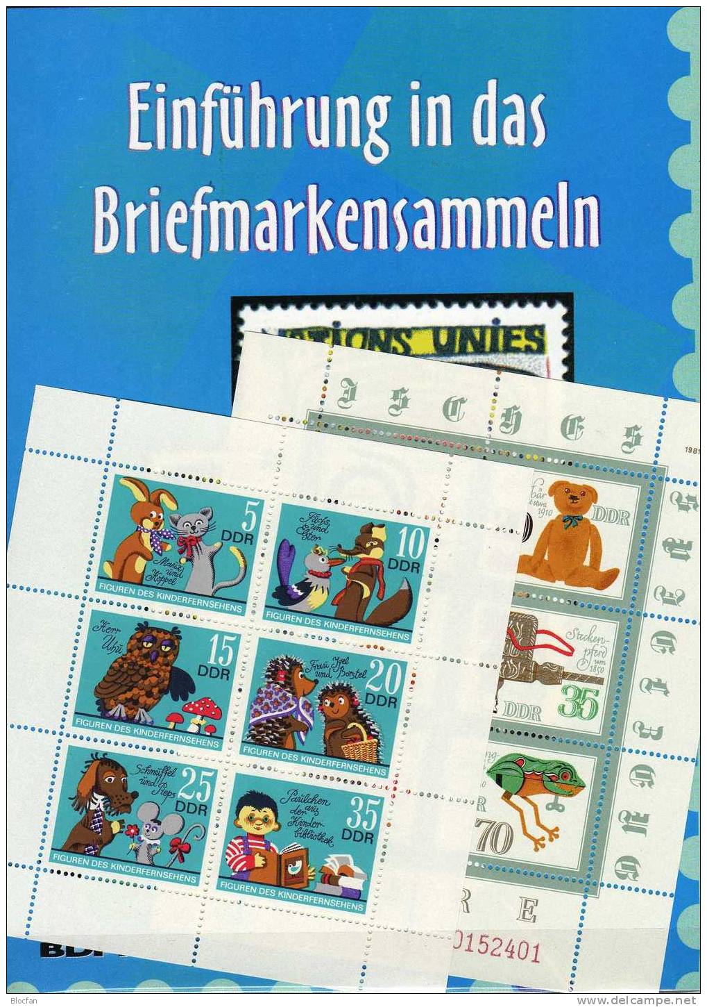 Wir sammeln Briefmarken, Motivation antiquarisch mit Briefmarken 14€ Eimführung in das Sammeln