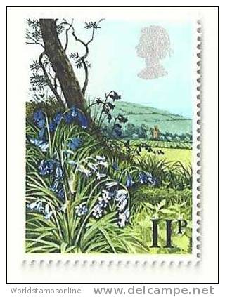 Great Britain, Year 1979, Mi 787, Spring Wild Flower, MNH ** (Special Error) - Nuovi