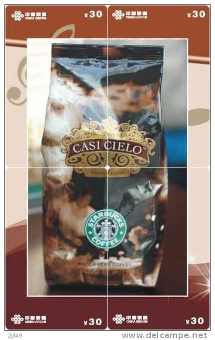 B04038 China Phone Cards Starbucks Coffee Puzzle 24pcs - Alimentation