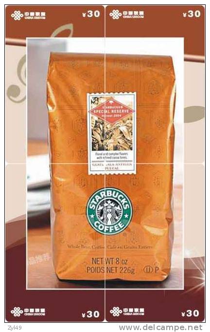 B04038 China Phone Cards Starbucks Coffee Puzzle 24pcs - Alimentation