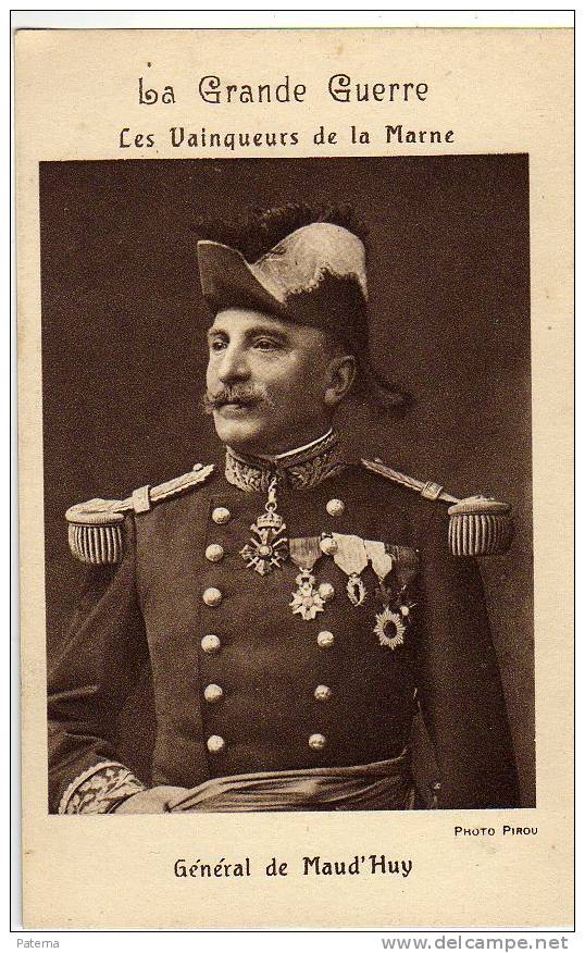 Postal,, General De Maud´Huy, Marne, (Francia), Post Card - Personajes