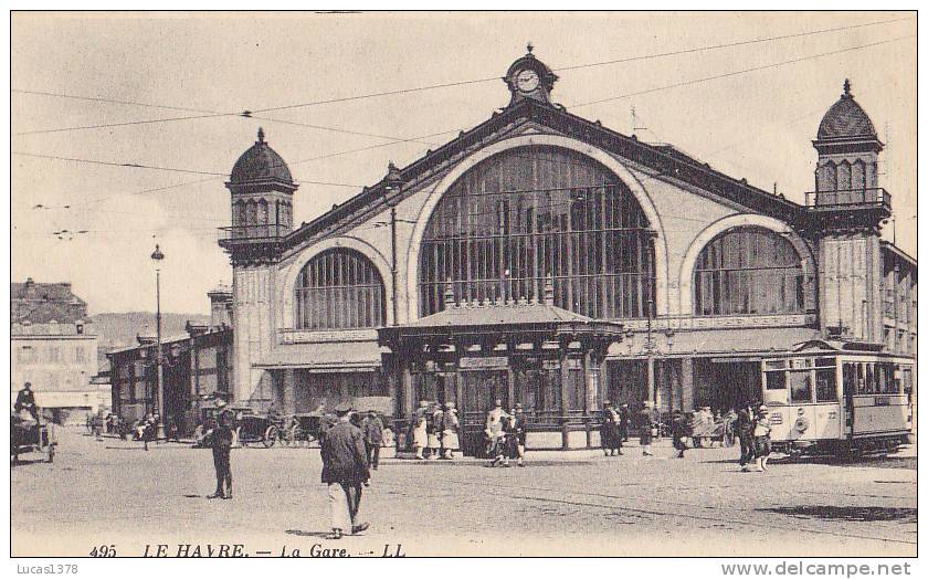 76 / LE HAVRE / LA GARE / JOLI PLAN EDIT LL 495 - Bahnhof