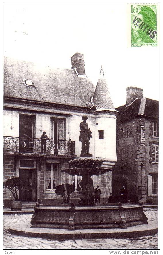 CARTE PHOTO.VERTUS.FONTAINE DU VIGNERON CHAMPENOIS. - Bull