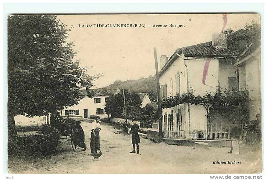 Dép 64 - La Bastide Clairence - Avenue Bosquet - état - Autres & Non Classés