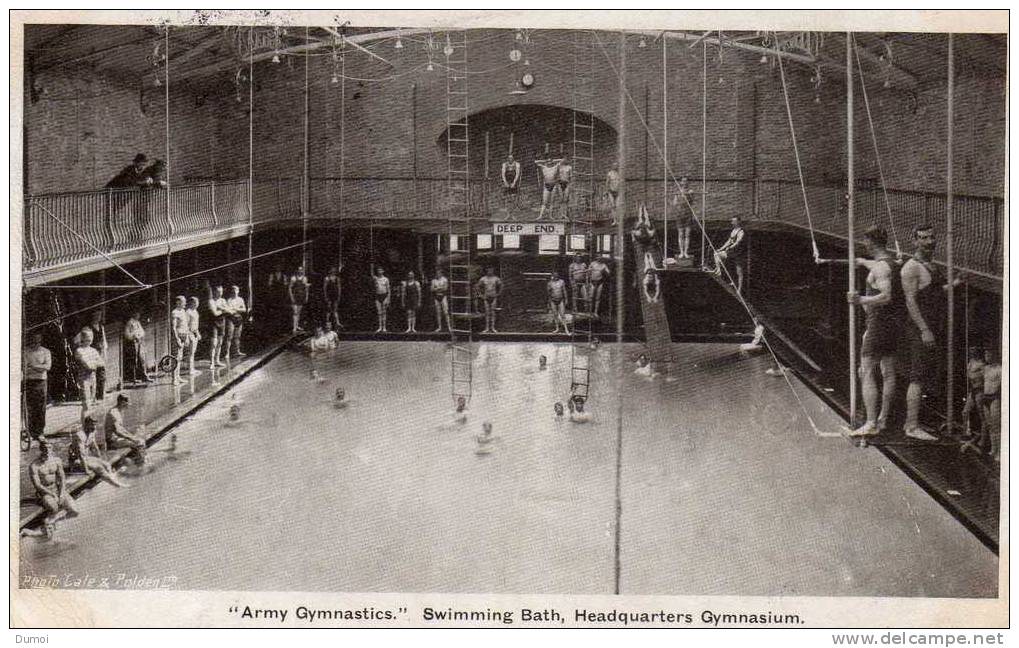 ARMY GYMNASTICS  - Swimming Bath, Headquarters Gymnasium. - Gymnastiek
