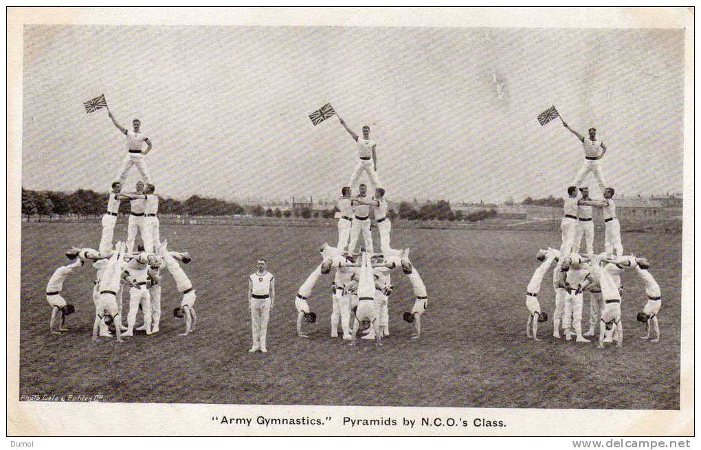 ARMY GYMNASTICS  - Pyramids By N.C.O/s Class - Gymnastics