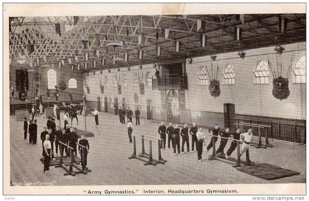 ARMY GYMNASTICS  - Interior, Headquaters Gymnasium - Gymnastique