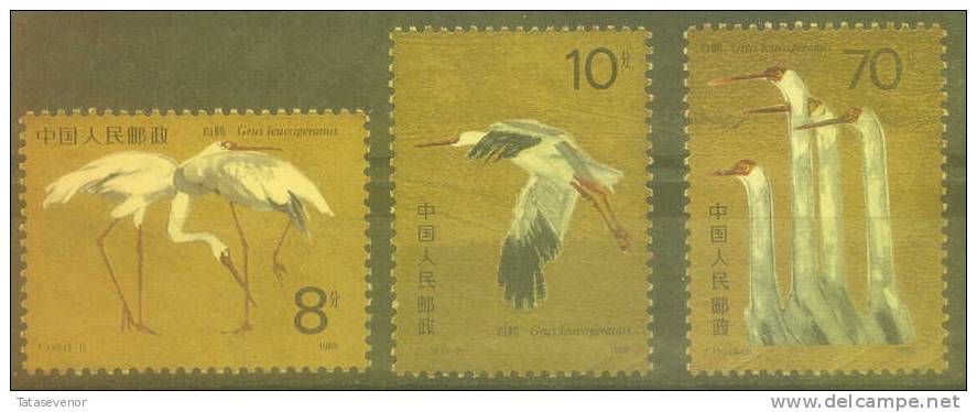 CHINA Mi 2074-76 BIRDS - Unused Stamps
