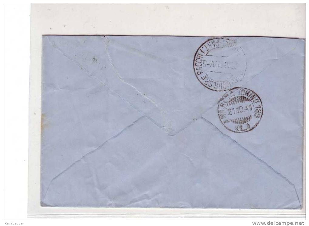 ITALIE - LETTRE PAR EXPRES De ROMA Pour LIVORNO - 1941 - Express Mail