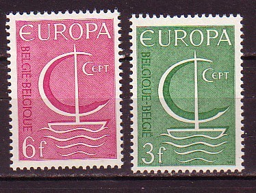 PGL - EUROPA CEPT 1966 BELGIE Yv N°1389/90 ** - 1966