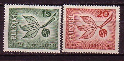 PGL - EUROPA CEPT 1965 ALLEMAGNE Yv N°351/52 ** - 1965