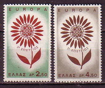 PGL - EUROPA CEPT 1964 GRECE Yv N°835/36 ** - 1964