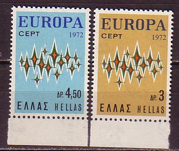 PGL - EUROPA CEPT 1972 GRECE Yv N°1084/85 ** - 1972