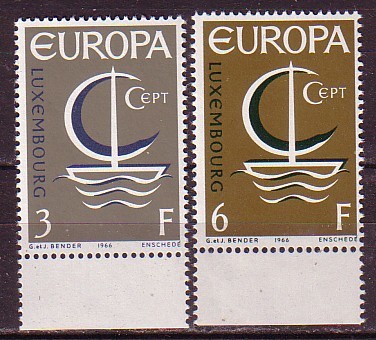 PGL - EUROPA CEPT 1966 LUXEMBOURG Yv N°684/85 ** - 1966