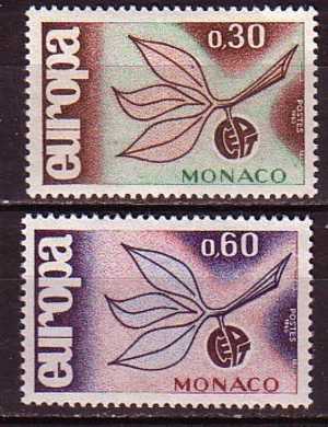 PGL - EUROPA CEPT 1965 MONACO Yv N°675/76 ** - 1965