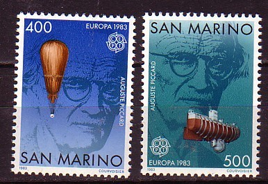 PGL - EUROPA CEPT 1983 SAINT MARIN Yv N°1074/75 ** - 1983