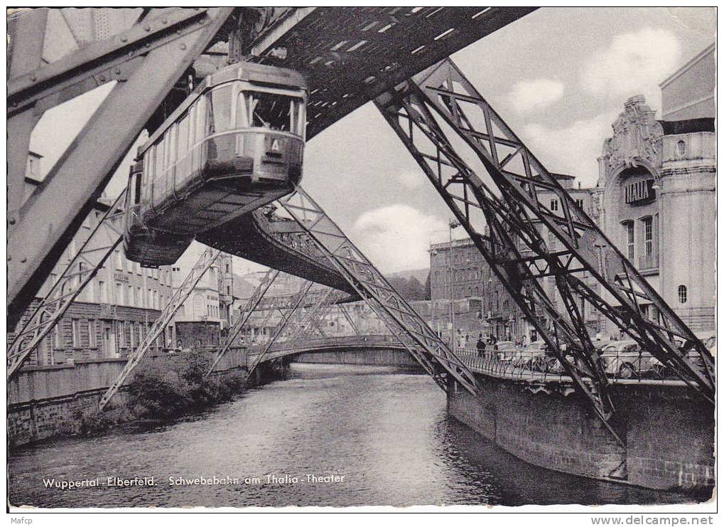 WUPPERTAL-ELBERFELD Schwebebahn Am Thalia-Theater - Funicular Railway