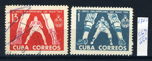 1963 - CUBA - Scott Nr. 783/84 - Used - Gebraucht