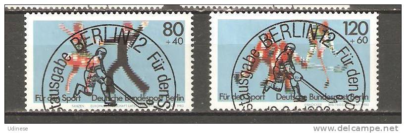 BERLIN 1983 - TOR THE SPORT - HOCKEY - CPL. SET  - USED OBLITERE GESTEMPELT USADO - Hockey (su Erba)