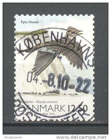 Denmark 2010 Mi. 1558   12.50 Kr Fyns Hoved Nature Natur Bird Vogel Deluxe Cancel !! - Gebraucht