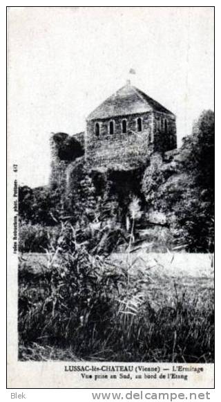 86. Lussac Les Chateau . L ´ Ermitage Au Bord De L ´ étang . - Lussac Les Chateaux