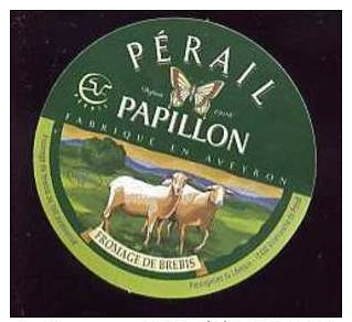 Brebis - Etiquette Fromage - PERAIL PAPILLON - - Kaas