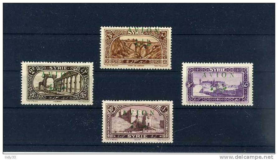 - FRANCE SYRIE . SUITE DE TIMBRES DE 1925 NEUFS AVEC CHARNIERE - Unused Stamps