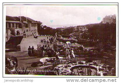 Rockeries & Pavilion General View - REAL PHOTO PCd - - BOURNEMOUTH - Dorset - Bournemouth (ab 1972)