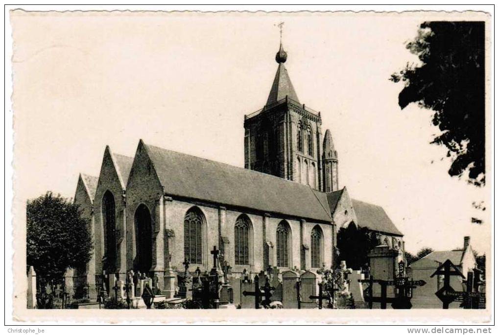 Oude Postkaart Alveringem Kerk (pk1506) - Alveringem