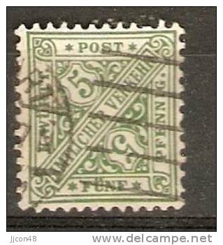 Germany (Wurttemberg) 1906 Dienstmarken (o) Mi.229 - Used