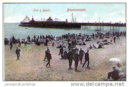 PIER & BEACH Animated Scene - BOURNEMOUTH - Dorset - Bournemouth (depuis 1972)