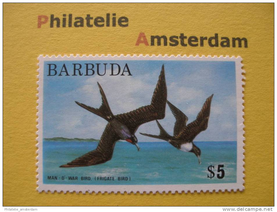 Barbuda 1974, $5 FRIGATE FAUNA BIRDS OISEAUX VOGELS VÖGEL AVES UCCELLI: Mi 201 A, ** - Autres & Non Classés
