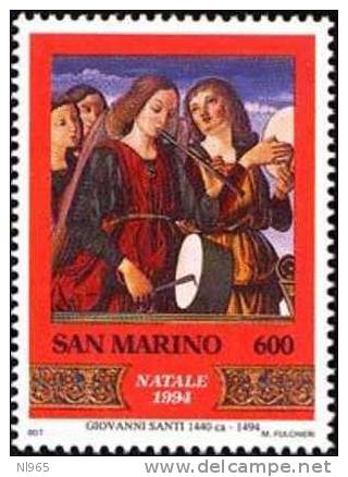 REPUBBLICA DI SAN MARINO - ANNO 1994 - NATALE  - NUOVI MNH ** - Nuovi