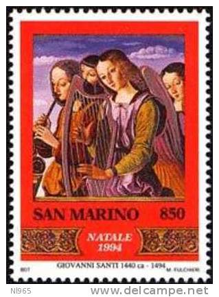 REPUBBLICA DI SAN MARINO - ANNO 1994 - NATALE  - NUOVI MNH ** - Nuovi