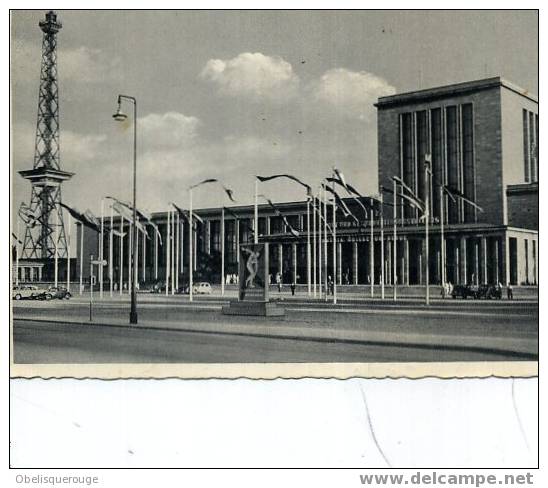 BERLIN DATEE CHARLOTTENBOURG 4/8/54 AUSSTELLUNGSHALLEN AM FUNKTURM DISCOBOLE - Charlottenburg