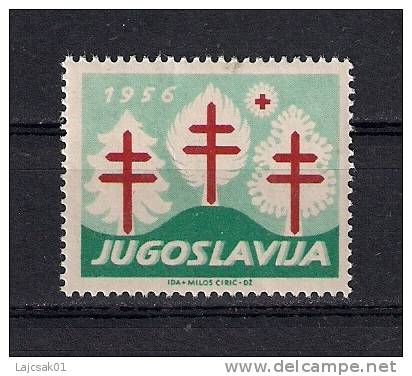 Yugoslavia 1956.Obligatory Tax.Anti-tuberculoses TBC  Red Cross MNH - Neufs