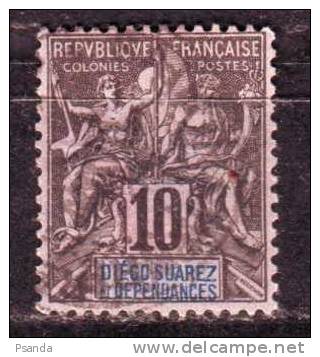 1894 Diego Suarez Sc#  Sc# 32 A10 - Used Stamps