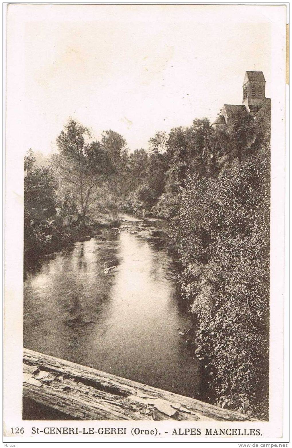 Postal ST. PIERRE DES NIDS (Mayenne) 1951. Vista  St. Generi Le Guerei - 1945-54 Marianna Di Gandon