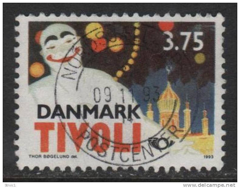 Denmark, Scott # 981 Used  Tivoli Gardens, 1993 - Used Stamps