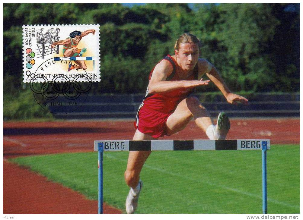 Liechtenstein:1996:  CM Jo D'Atlanta Course De Haies - Zomer 1996: Atlanta