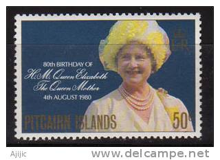 REINE MERE ELISABETH.   Un T-p Neuf **  Yv. # 189 - Pitcairn Islands