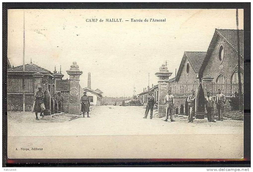 Camp De Mailly - Entrée De L'Arsenal - Casernes